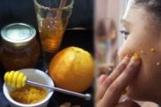 Orange Almond Honey Face Scrub